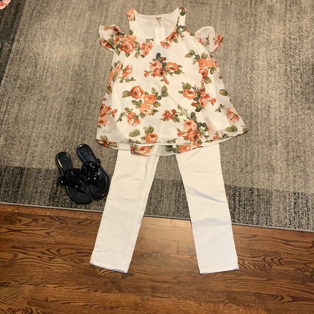 Show Me Your MuMu cold shoulder lined tunic - NWT